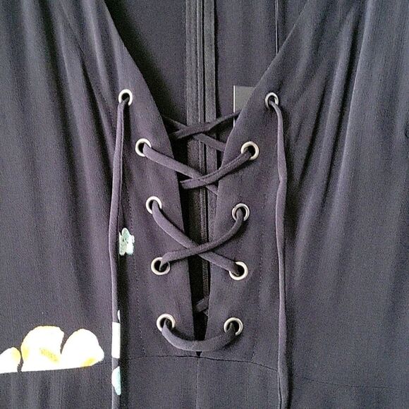 NWT Reformation 2 MilkMaid CottageCore Coquette Feminine BLK Prairie Maxi Dress - Picture 7 of 16